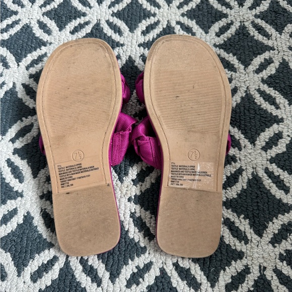 Target Fuchsia Ruffle Sandals - Picture 2 of 3
